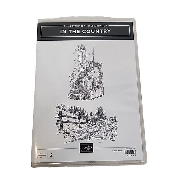 Stampin' Up! IN‎ THE COUNTRY SALE-A-BRATION Stamp Set of 2 160828 Nature Cling - Picture 1 of 5